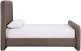 Fira - Linen Textured Fabric Upholstered Bed - Simple Home Plus