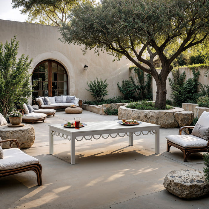 Portofino - Aluminum Outdoor Patio Coffee Table - Simple Home Plus