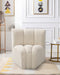 Arc - Boucle Fabric Curved Corner Chair - Simple Home Plus