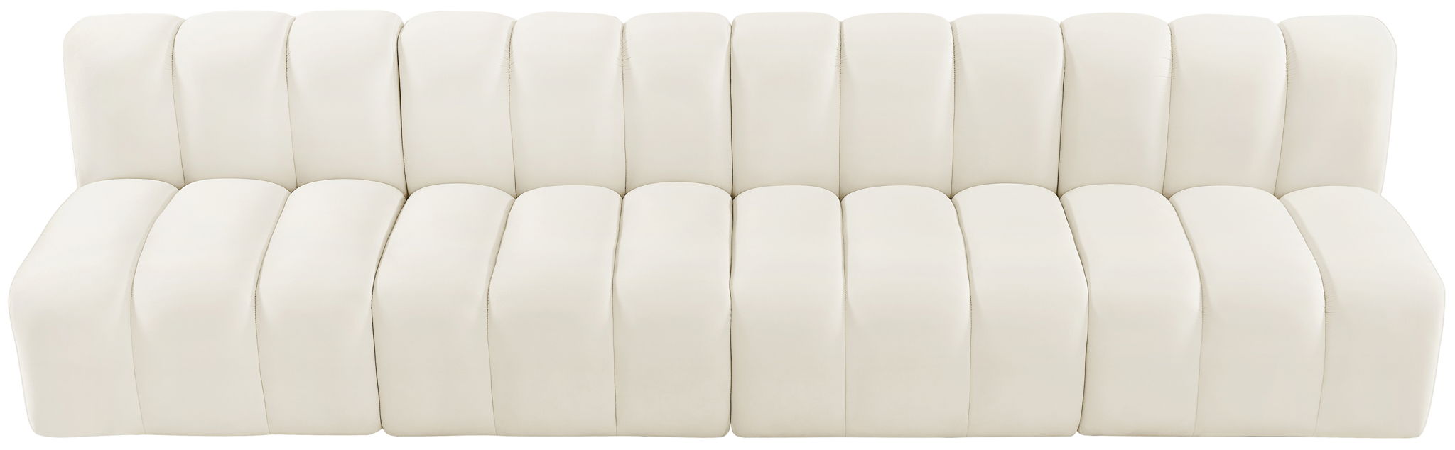 Arc - Velvet 4 Seats Modular Sofa - Simple Home Plus
