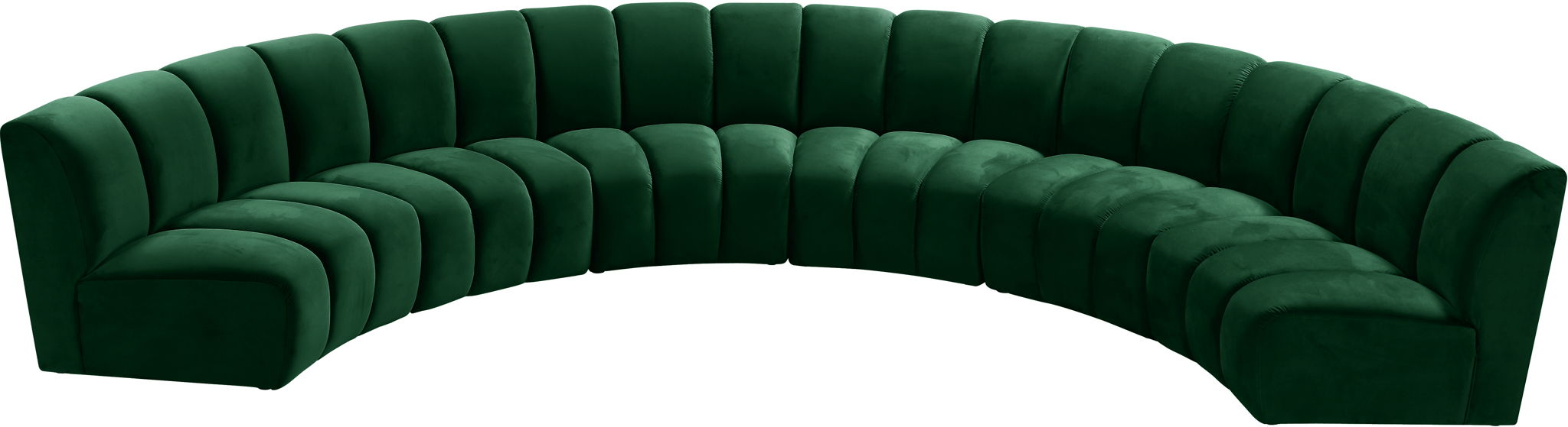 Infinity - 6 Piece Velvet Modular Sectional - Simple Home Plus