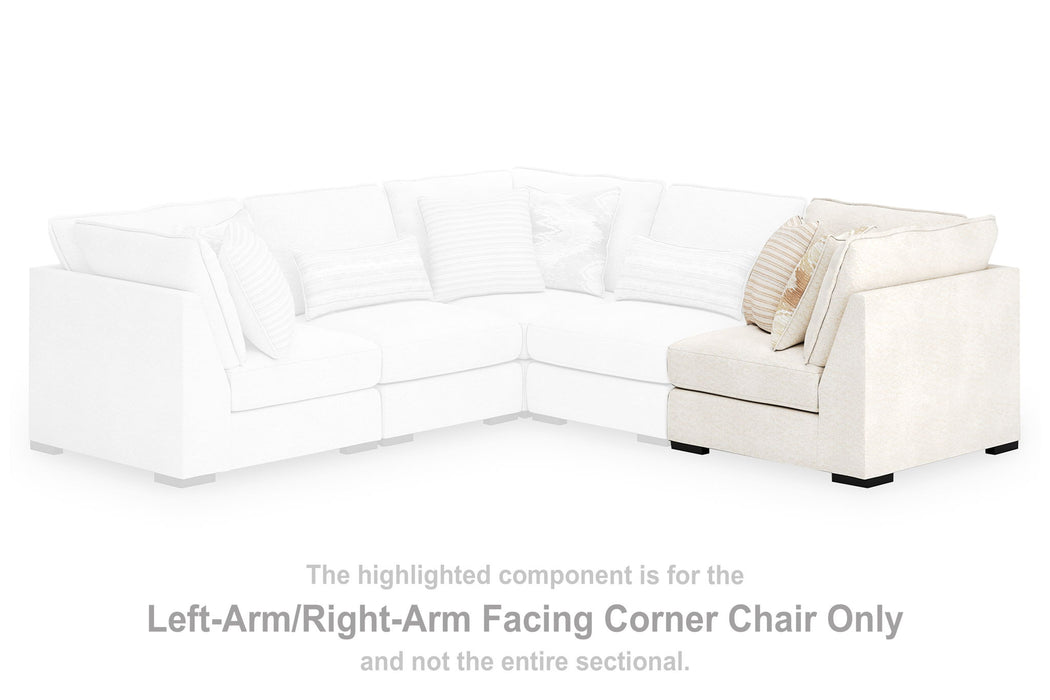 Donelson Creek - LAF/RAF Corner Chair - Vanilla - Simple Home Plus