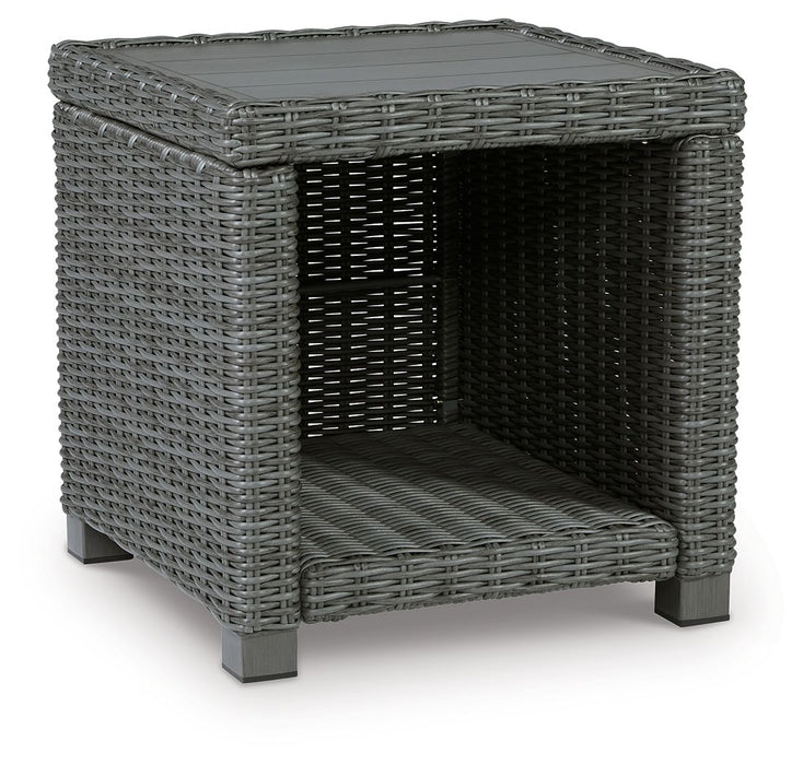 Elite Park - Square End Table - Gray - Simple Home Plus