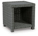 Elite Park - Square End Table - Gray - Simple Home Plus