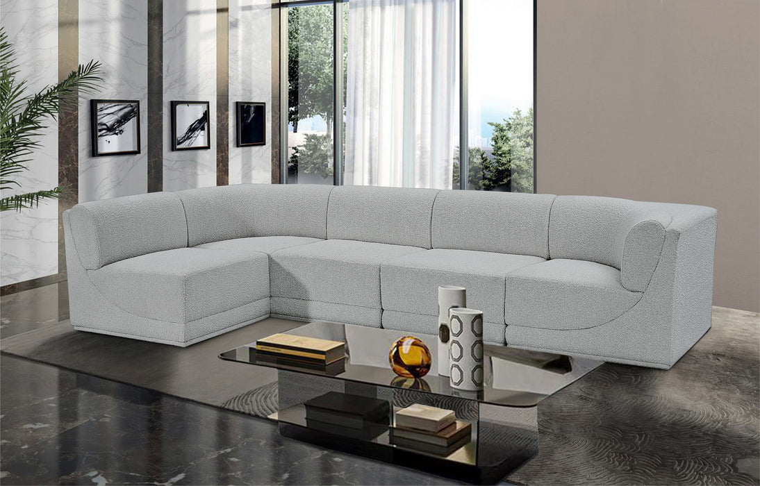 Ollie - 5 Piece Modular Sectional - Simple Home Plus