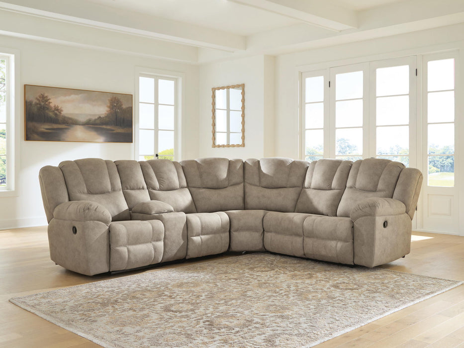 Pearce-Pike - Reclining Sectional - Simple Home Plus
