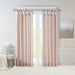 Emilia - 84" Twist Tab Lined Window Curtain - Blush - Simple Home Plus