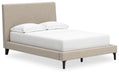 Cielden - Upholstered Bed With Roll Slats - Simple Home Plus