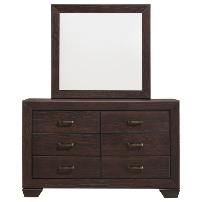 Kauffman - 6-Drawer Dresser with Mirror - Simple Home Plus