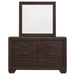 Kauffman - 6-Drawer Dresser with Mirror - Simple Home Plus
