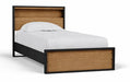 Kozmour - Bookcase Complete Bed Frame - Simple Home Plus