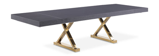 Excel - Extendable Dining Table with Gold Base - Simple Home Plus