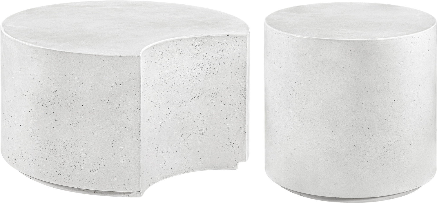 Imperia - Concrete Indoor / Outdoor Coffee Table - White