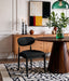 Riccio - Dining Side Chair (Set of 2) - Black And Gold Frame - Simple Home Plus