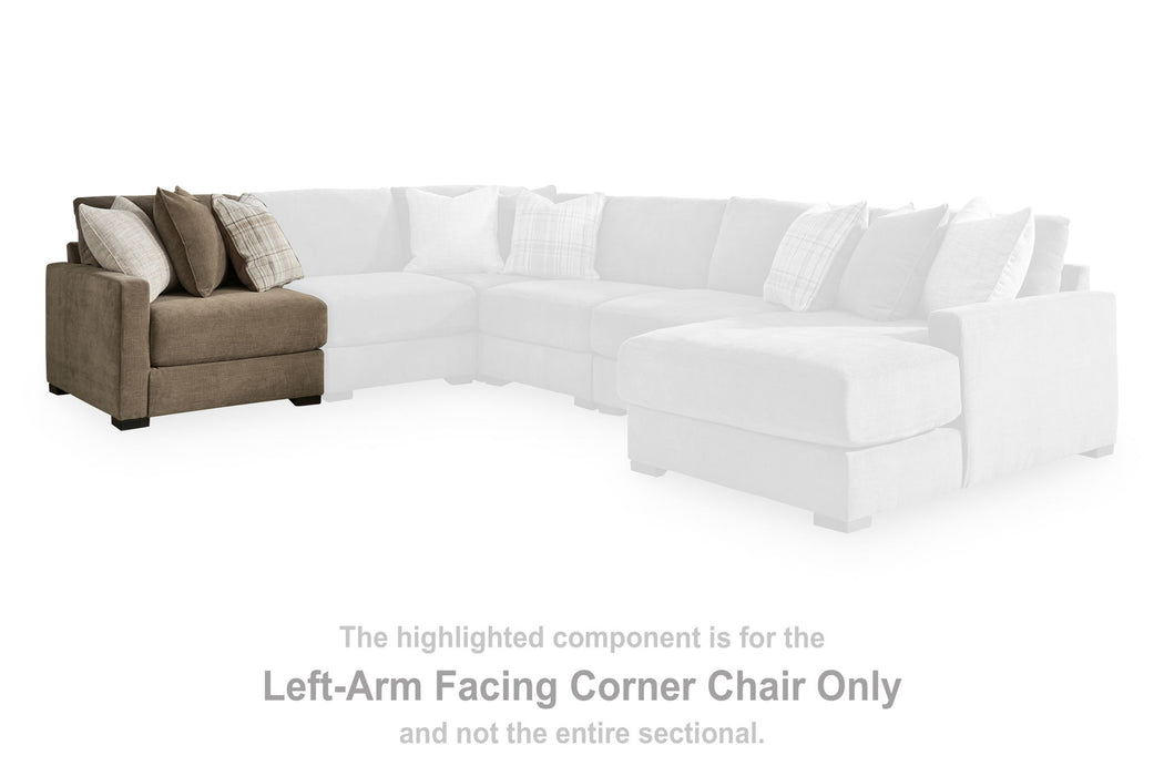 Camellia-Court - LAF Corner Chair - Coffee - Simple Home Plus