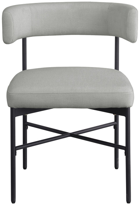 Rivage - Durable Dining Chair With Black Frame (Set of 2) - Simple Home Plus