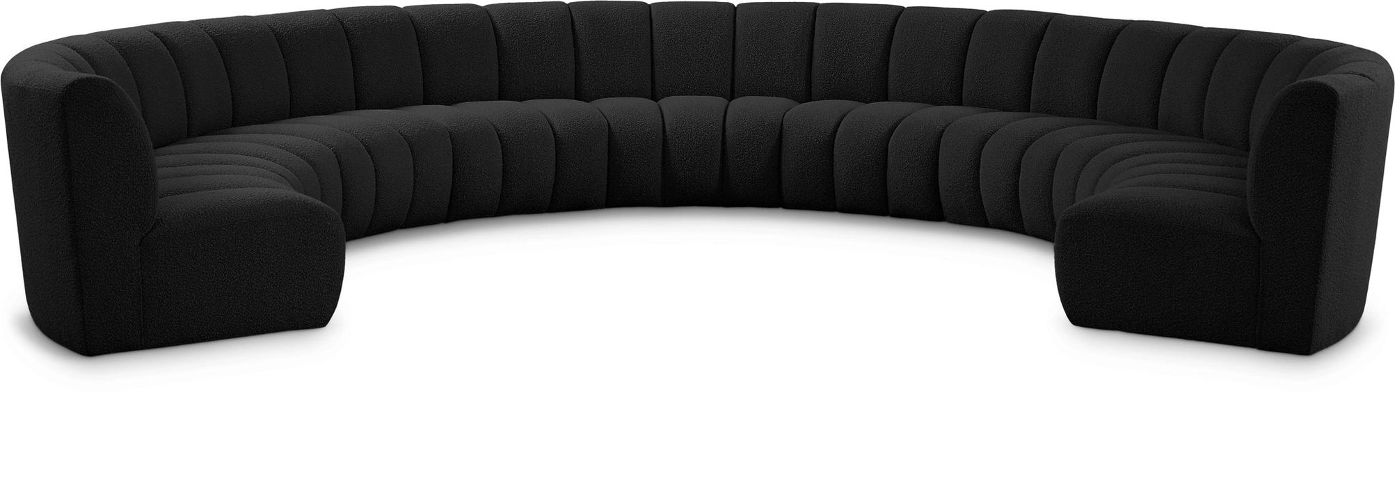 Infinity - 9 Piece Boucle Modular Sectional - Simple Home Plus