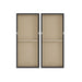 Two Black Dominos - Printed On Canvas (Set of 2) - Black - Simple Home Plus