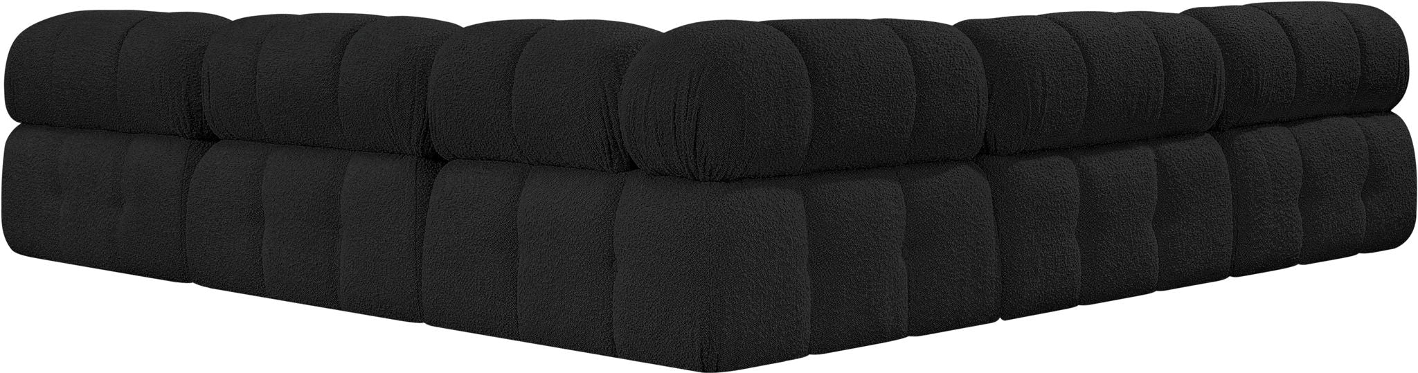 Ames - 5 Piece Fabric Modular Corner Sectional - Simple Home Plus