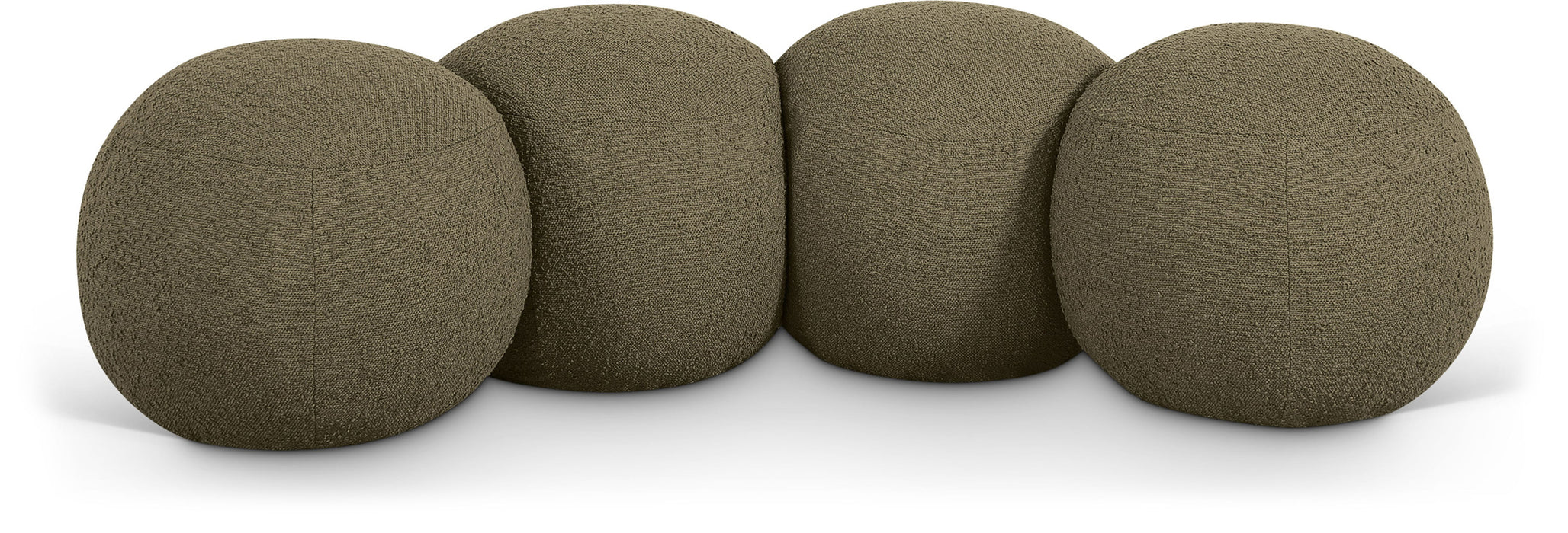 Apollo - Boucle Fabric Bench - Simple Home Plus