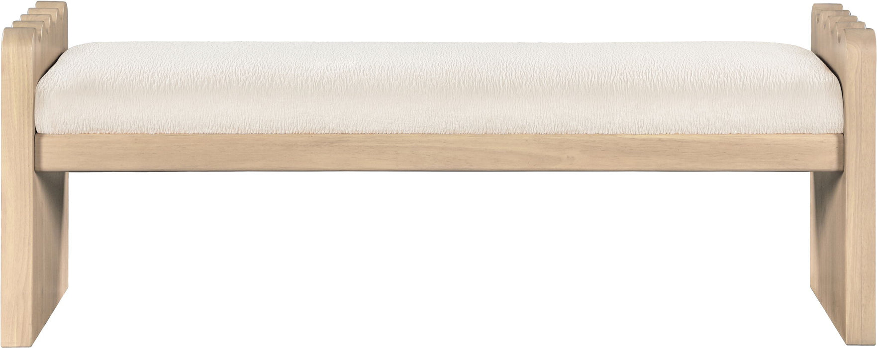 Sonia - Bench With Natural Base - Simple Home Plus