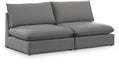 Mackenzie - Modular Sofa Armless - 2 Seats - Simple Home Plus