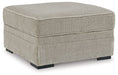 Calnita - Sisal - Ottoman With Storage - Simple Home Plus