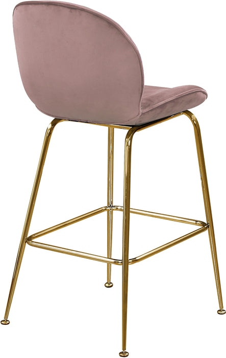 Paris - Stool with Gold Legs (Set of 2) - Simple Home Plus