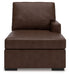 McDowlan - RAF Corner Chaise - Coffee - Simple Home Plus