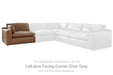 Emilia - Laf Corner Chair - Caramel - Simple Home Plus