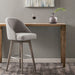 Pearce - Bar Stool With Swivel Seat - Gray - Simple Home Plus