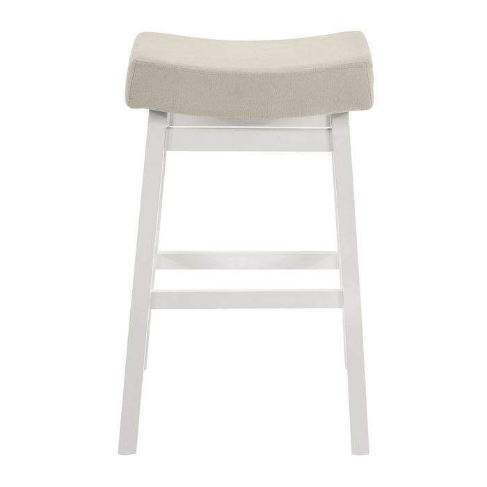 Lenon - Modern Farmhouse Wood Bar Height Kitchen Bar Stool - Simple Home Plus