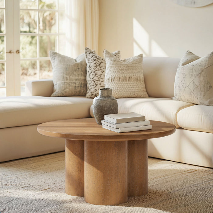 Benji - Round Coffee Table - Natural