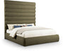 Adam - Boucle Fabric Bed With 89" Headboard - Simple Home Plus