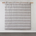 Oasis - Oversized Chenille Jacquard Striped Comforter Set With Euro Shams and Throw Pillows - Gray - Simple Home Plus