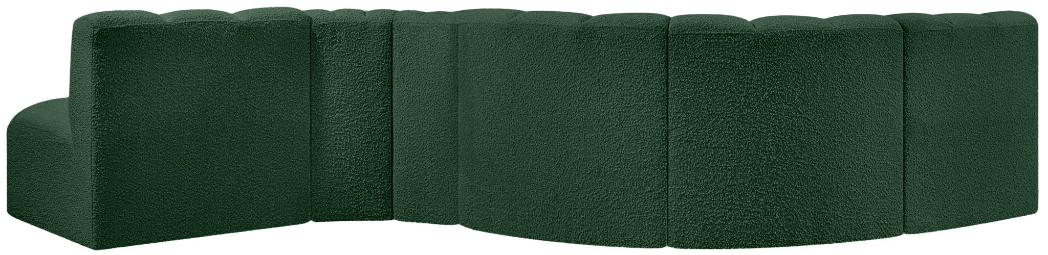 Arc - Boucle Fabric 6 Piece Curved Modular Sofa - Simple Home Plus