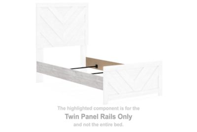 Cayboni - Twin Panel Rails - Whitewash - Simple Home Plus