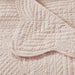 Tuscany - Oversized Quilted Throw - Blush - Simple Home Plus