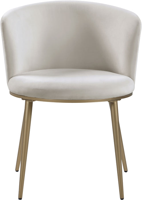 Skylar - Dining Chair with Gold Legs (Set of 2) - Simple Home Plus