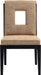 Gwendolyn - Dining Side Chair With Black Frame (Set of 2) - Simple Home Plus