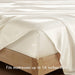 Satin - Wrinkle-Free Luxurious 6-Piece Sheet Set - Ivory - Simple Home Plus
