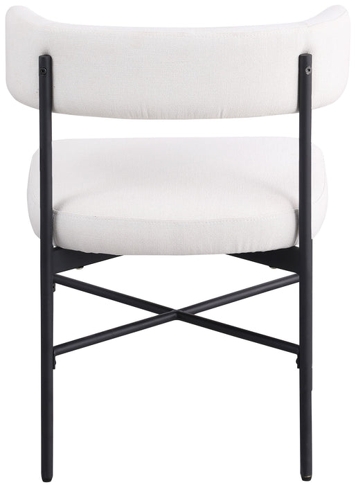Rivage - Durable Dining Chair With Black Frame (Set of 2) - Simple Home Plus