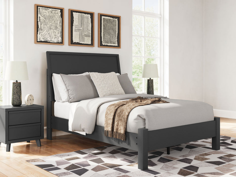 Danziar - Panel Bed With Low Footboard - Simple Home Plus