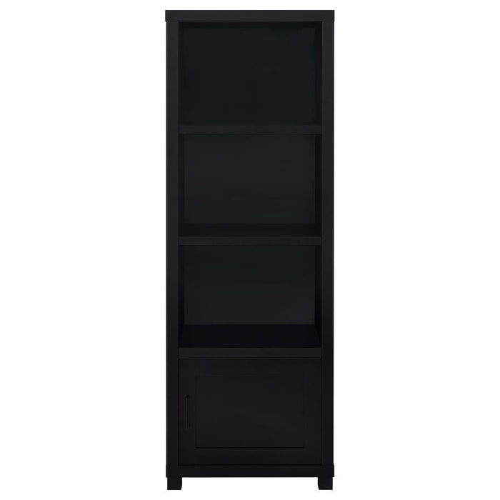 Jupiter - 3-Shelf Engineered Wood Media Tower - Black - Simple Home Plus