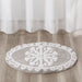 Casablanca - 25"Medallion Tufted Rug - Taupe - Simple Home Plus