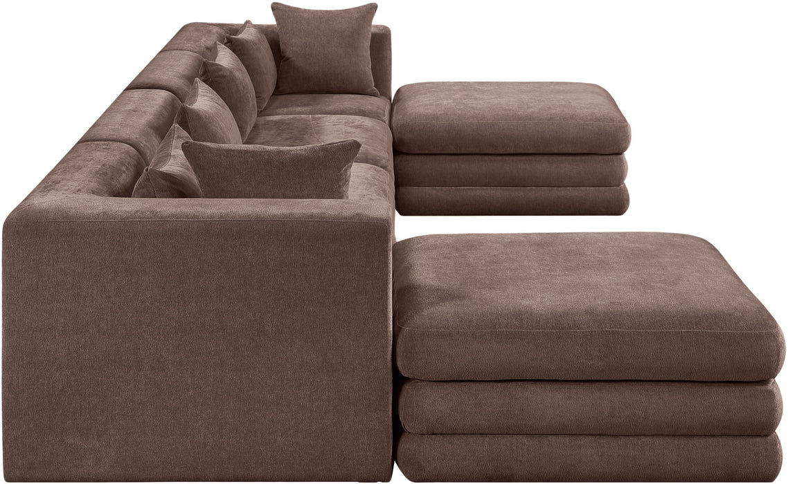 Stellar - 6 Piece Upholstered Modular Sectional - Simple Home Plus