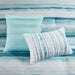 Marina - King 8 Piece Printed Comforter And Coverlet Set Collection - Aqua - Simple Home Plus