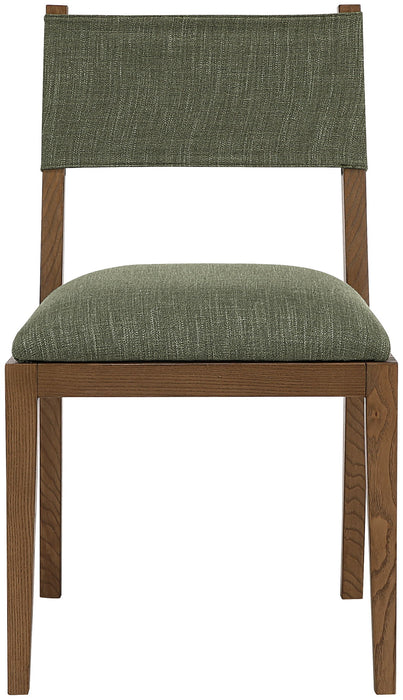Avon - Linen Textured Performance Fabric Dining Side Chair (Set of 2) - Simple Home Plus