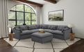 Hobson - Upholstered Modular Sectional Sofa With Ottoman - Simple Home Plus