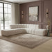 Arc - Boucle Fabric 6 Piece Corner Modular Sofa - Simple Home Plus